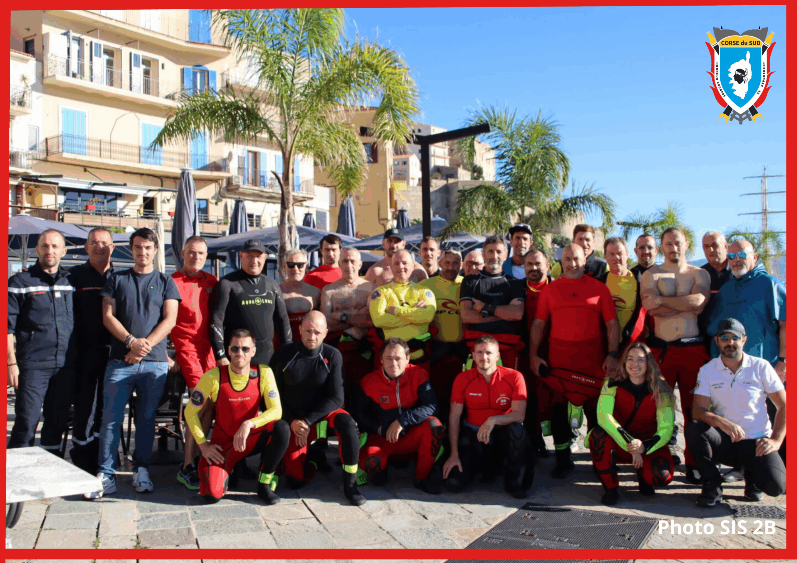 Les sauveteurs aquatiques du SIS 2A et du SIS 2B mobilisés pour nettoyer le port de Calvi